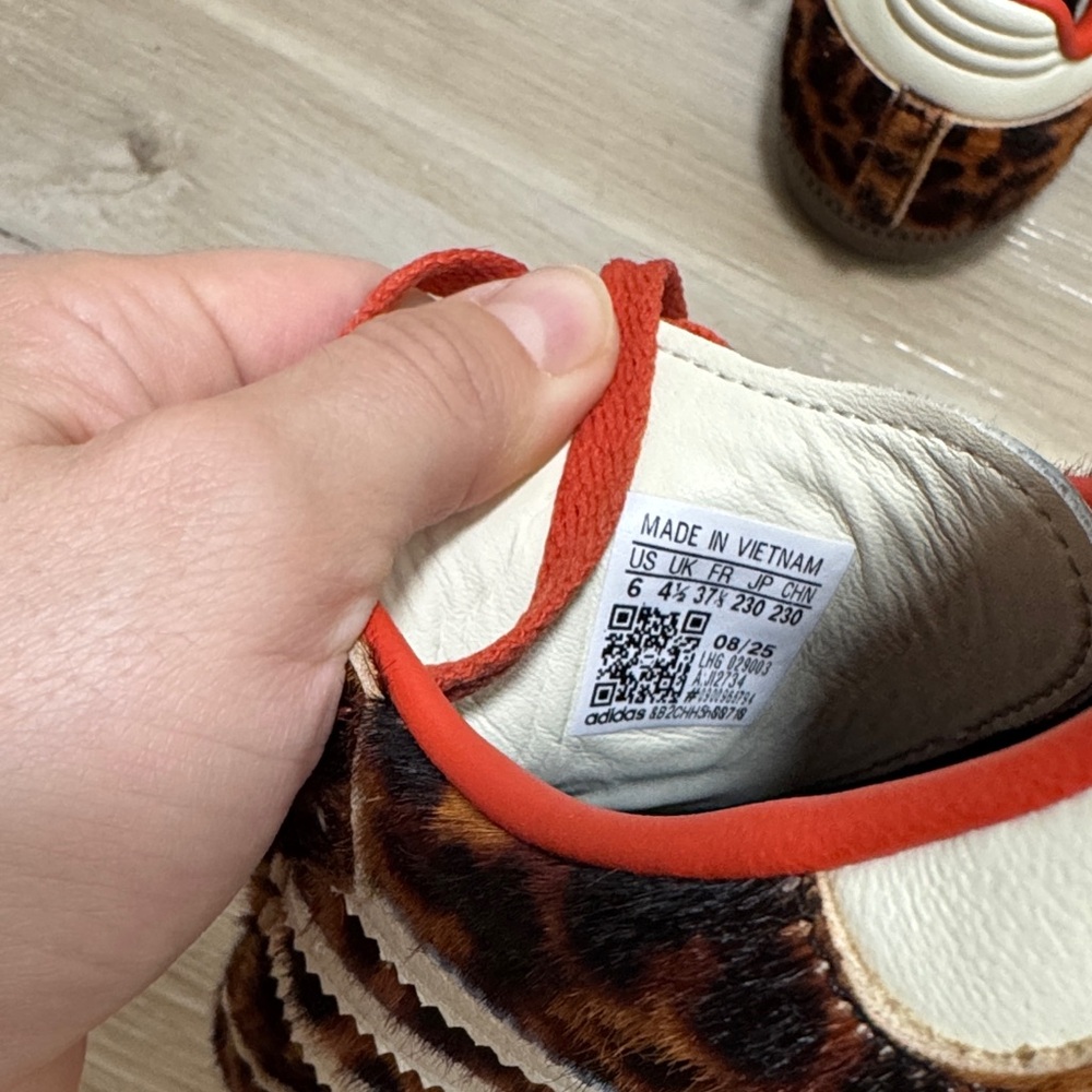 Adidas Samba OG Leopard Print Sneakers - Picture 6 of 6